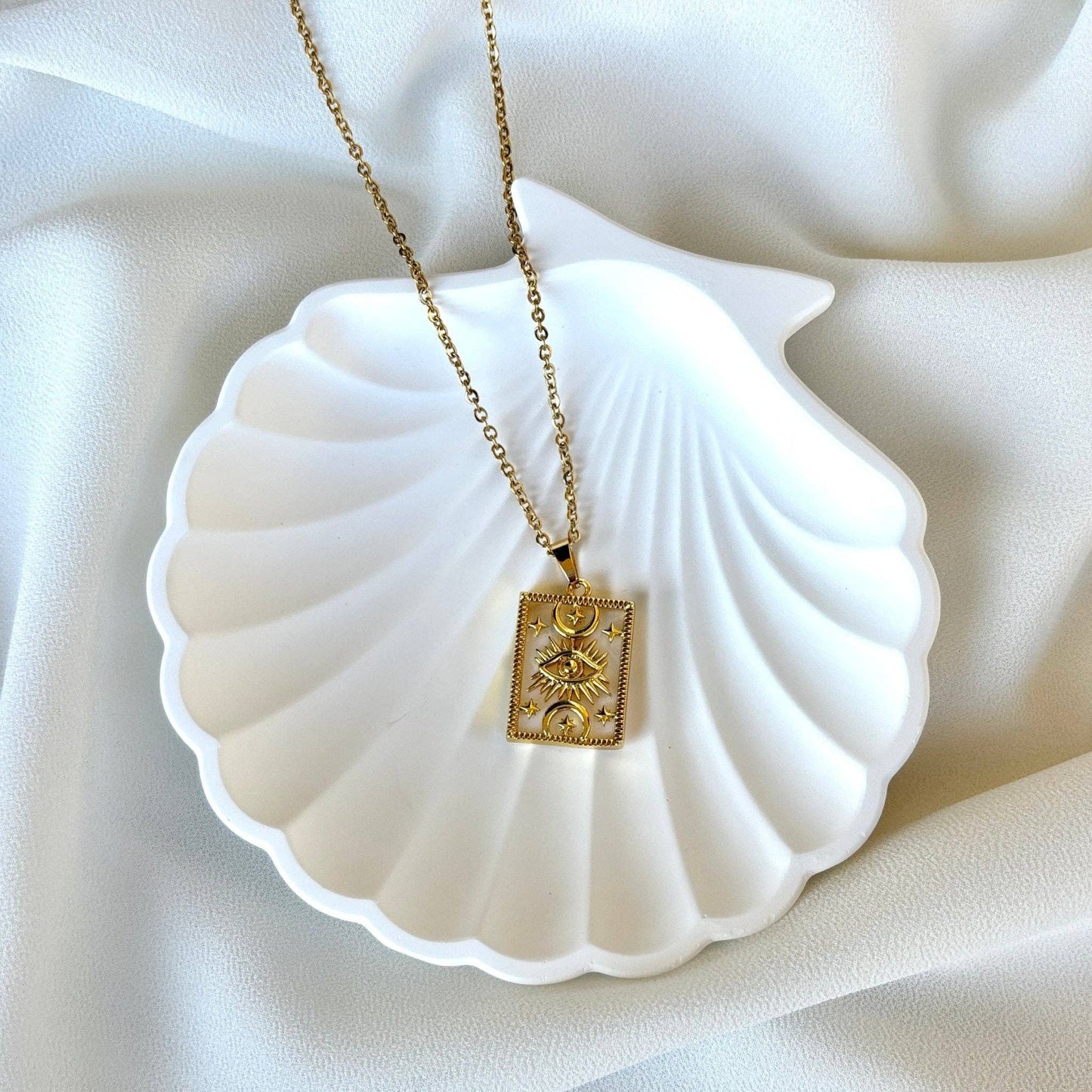 Serenity Pearl Protector Necklace