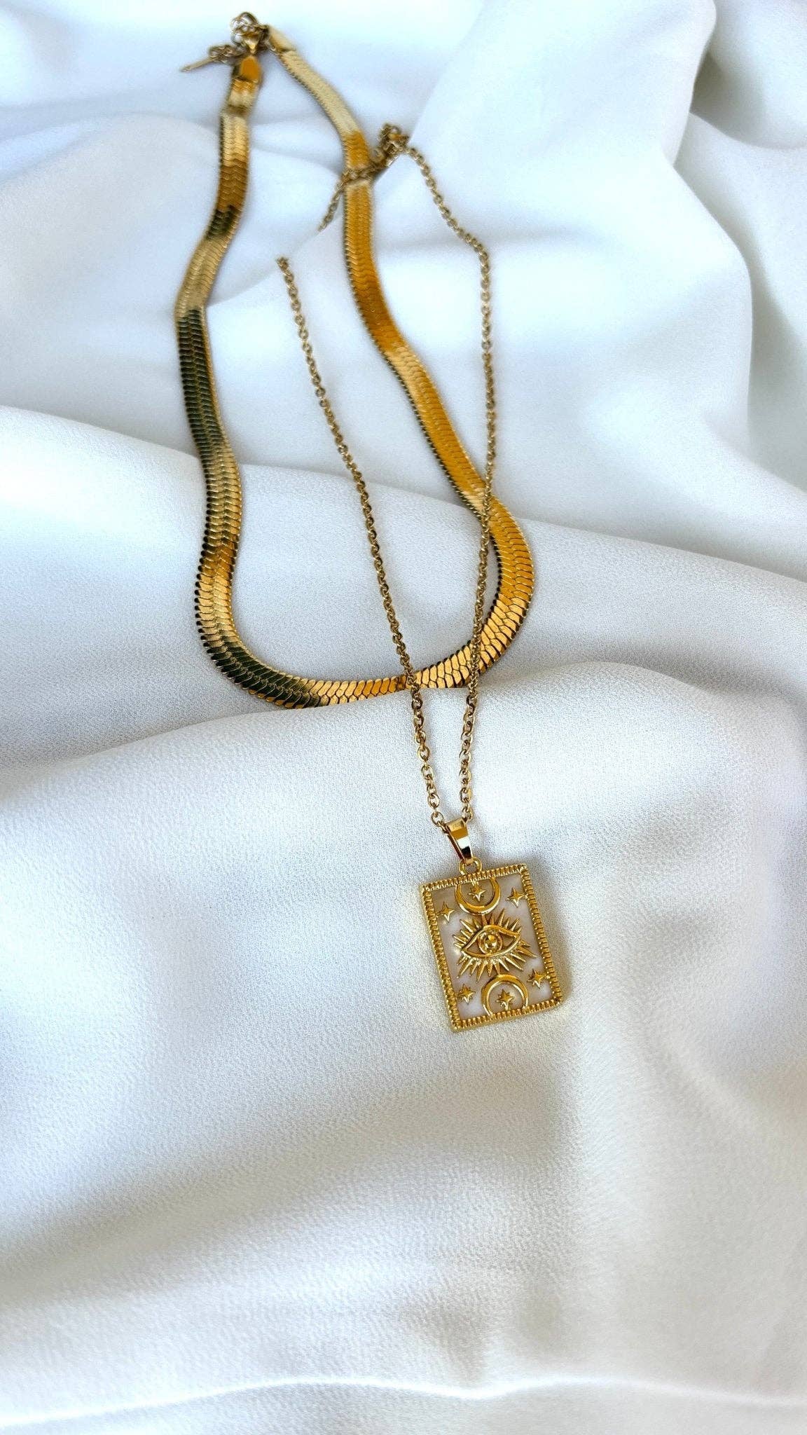 Serenity Pearl Protector Necklace