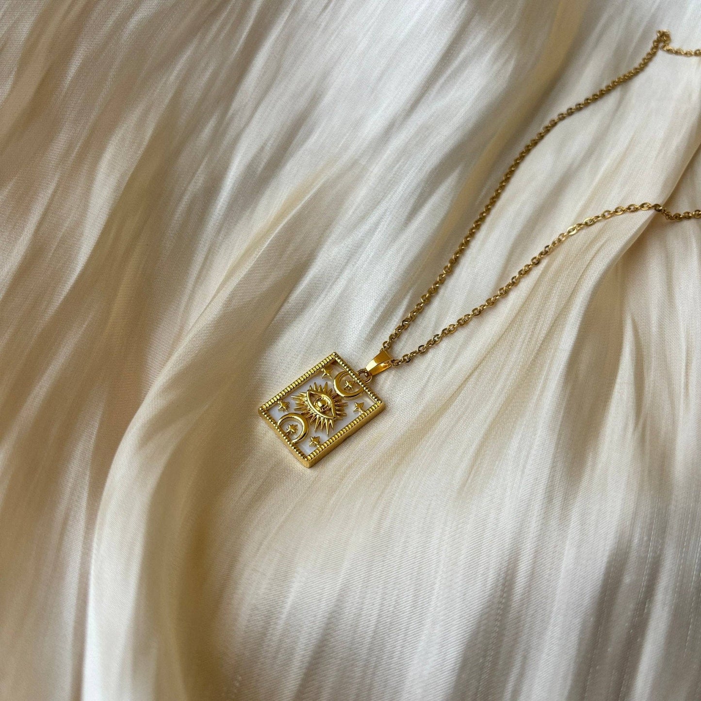Serenity Pearl Protector Necklace