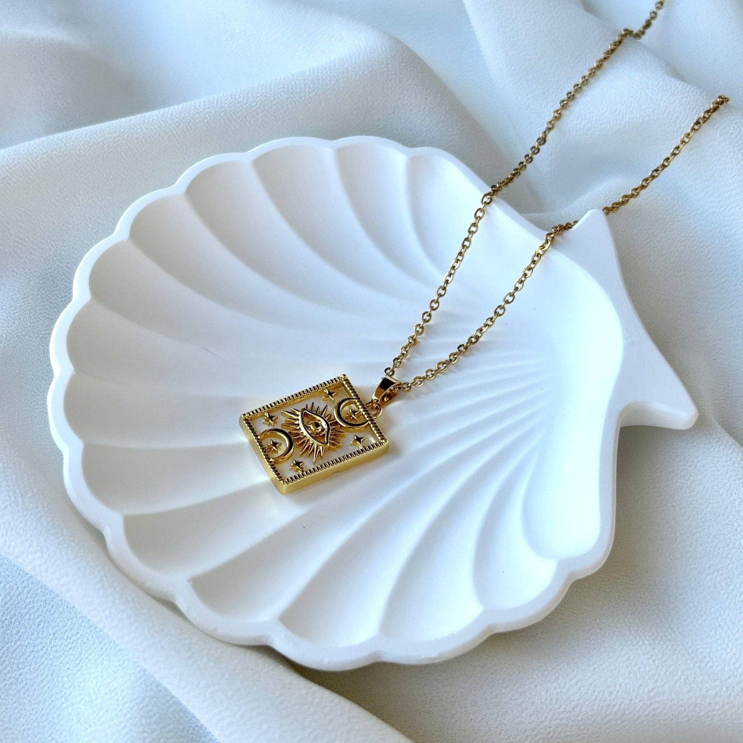 Serenity Pearl Protector Necklace