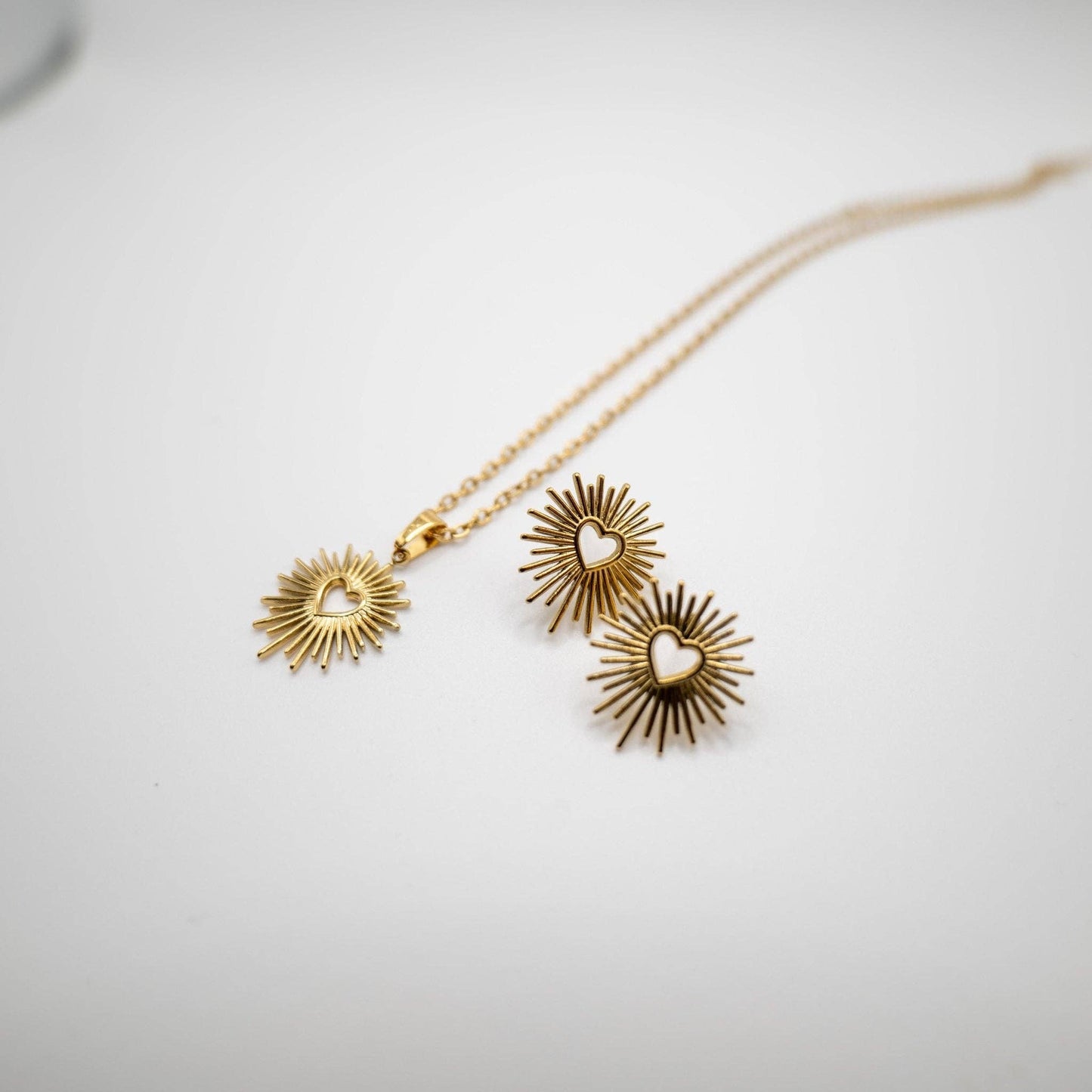 Sacretd Heart Stud Earrings