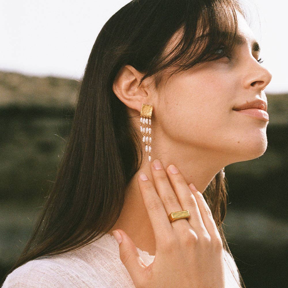 Sappho Earrings | Jewelry Gold Gift Waterproof