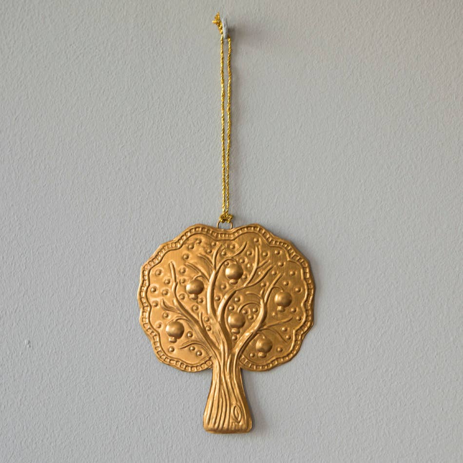 Tree Brass Ornament