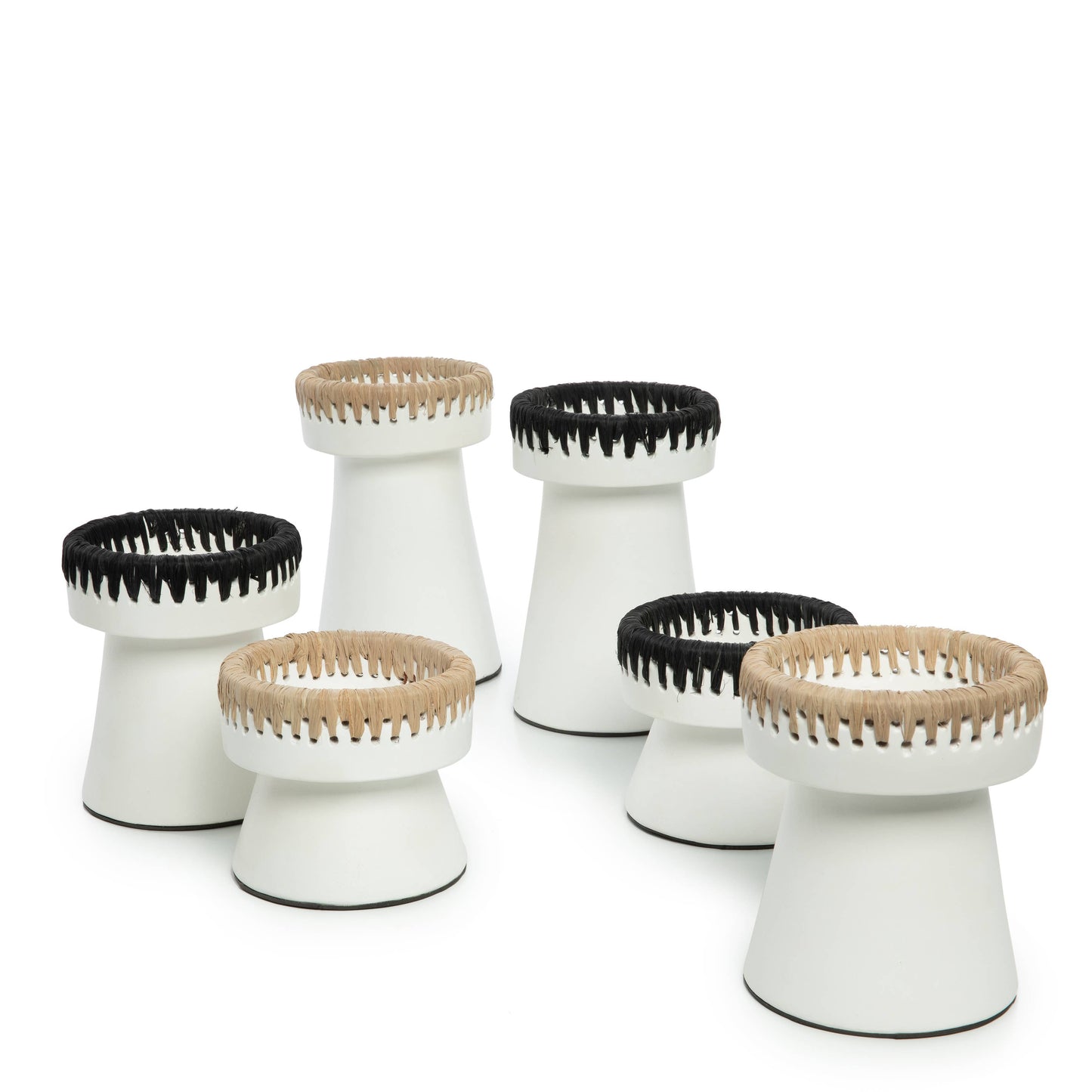 The Pretty Candle Holder - White Natural - M