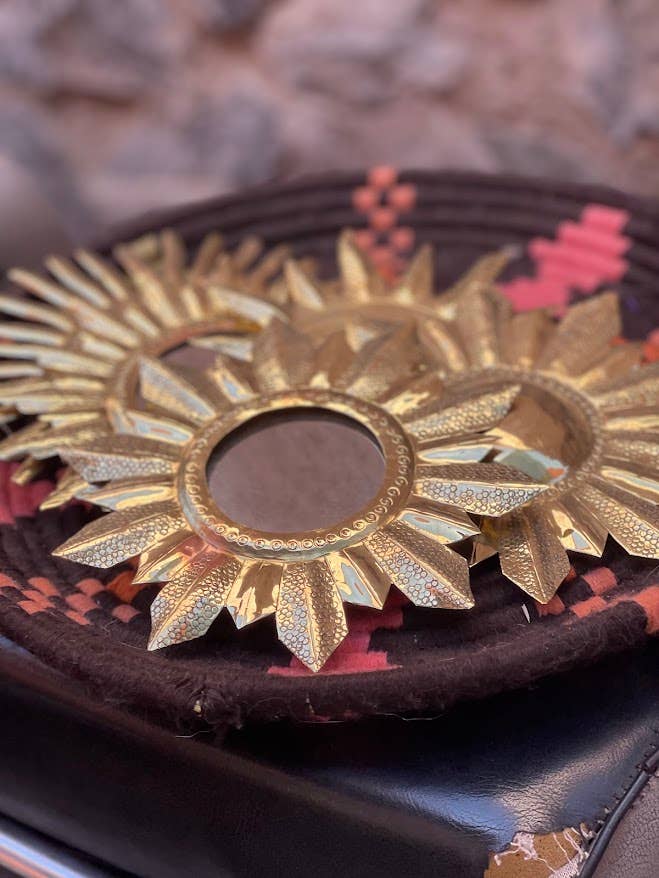 Mirror, Norther light Star, Bronze