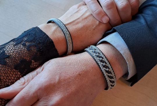Lapland Sami Tennis Bracelet : Black