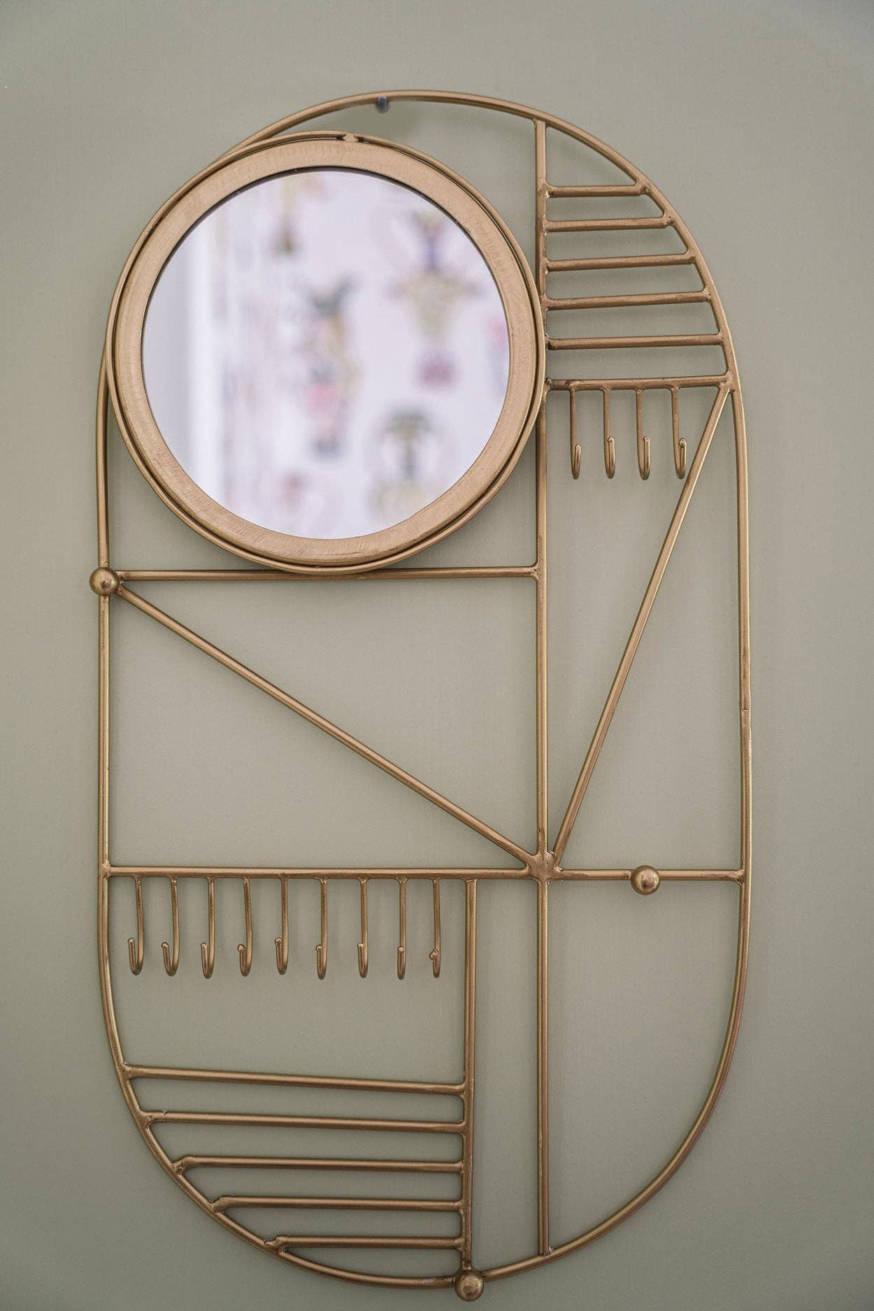The Do I Look Pretty Wall Hanger - Brass