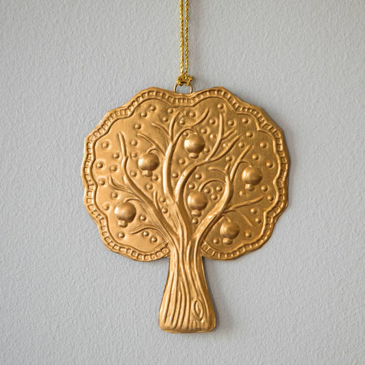 Tree Brass Ornament