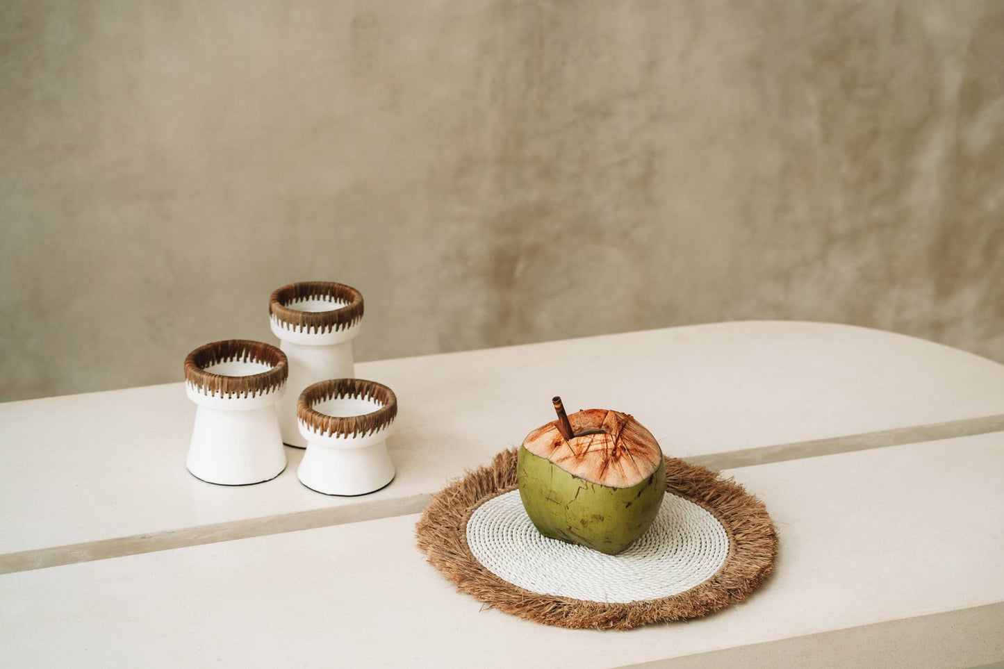The Pretty Candle Holder - White Natural - S