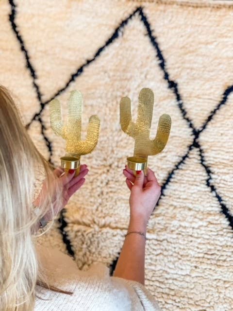 Cactus Wallcandle