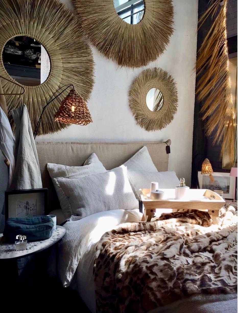 The Rotan Mirror - Natural - M