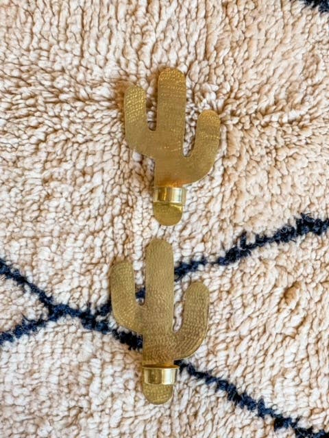 Cactus Wallcandle